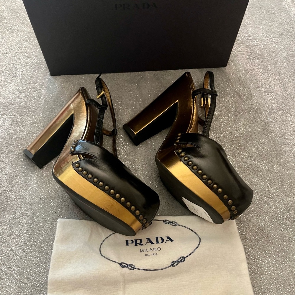 Prada Clog shoes SZ 38 - Picture 3 of 10